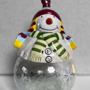 ONEIDA Snowmates Cookie Jar